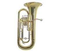Roy Benson Bb-Euphonium EP-301 (Instrumento de viento profesional, con tudel de latón dorado, correderas exteriores de alpaca, válvulas de acero inoxidable, con estuche de forma cómoda)