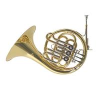 Roy Benson Children's Bb French Horn HR-212B (Diseñado especialmente para los brazos de los niños, tudel de latón dorado, láminas de alpaca, en un estuche de forma adaptada a los niños)