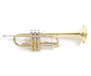 Roy Benson RB701088 - Trompeta en Do TR-402C, acabado lacado, estuche ligero rectangular