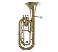 Roy Benson Sib-Barítono BH-301 (diámetro interior de alta precisión de 12,8-13,5 mm, campana de latón de Ø 21 cm, 3 válvulas de acción superior, en un estuche ligero y fácil de transportar)