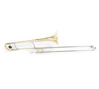 Roy Benson Trombón Tenor Sib TT-227 (exclusivo diámetro interior de 12,7 mm, deslizamiento exterior de alpaca, deslizamientos interiores de cromo duro, estuche con forma fácil de transportar)