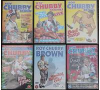 ROY CHUBBY BROWN STAND-UP COMEDY COLLECTION 6 DVD's: KING THONG / BAD TASTE / STANDING ROOM ONLY / WHO ATE ALL THE PIES / THE GOOD THE BAD & THE FAT .../ P...& MEATBALLS