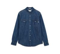 Roy Roger's- Camicia in denim elasticizzato- Shirts- Hombre- Azul- 2XL- Camicia in denim elasticizzato
