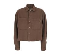 Roy Roger's- Camisa Fatigue en Tencel- Blouses & Shirts- Mujer- Marrón- XS- Camisa Fatigue en Tencel