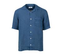 Roy Roger's- Camisa Riviera de Lino Manga Corta Botones- Shirts- Hombre- Azul- L- Camisa Riviera de Lino Manga Corta Botones
