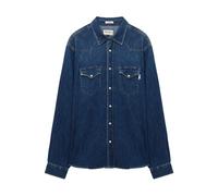 Roy Roger's- Camisa Vaquera de Denim Lavado Oscuro- Shirts- Hombre- Azul- S- Camisa Vaquera de Denim Lavado Oscuro