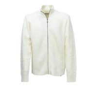 Roy Roger's- Maglia Full Zip in Lana Merino- Knitwear- Hombre- Blanco- XL- Maglia Full Zip in Lana Merino