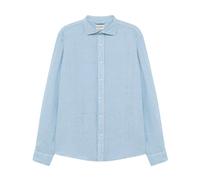 Roy Roger's- Pierce Linen Shirt- Shirts- Hombre- Azul- L- Pierce Linen Shirt