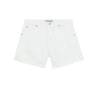Roy Roger's- Shorts de Denim con Corte Boyfriend- Shorts- Mujer- Blanco- W28- Shorts de Denim con Corte Boyfriend