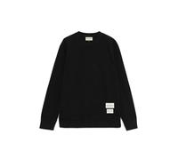 ROY ROGER'S Sudadera de Cuello Redondo de Algodón Brushed Liso RRU90005CN68XXXX 020 Negro Hombre M, Negro , XXL