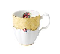 Royal Albert 100 cm 100 Years 40017558 1990-Taza, diseño de Ramo de Flores, Color Amarillo, Porcelana, 0.40lotr