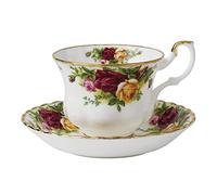 Royal Albert Old Country Roses 15210406-Taza de té, Color Multicolor, Porcelana, 2 Piece Set, 2 Unidades