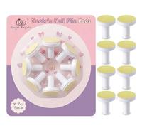 Royal Angels 8pk Lima Uñas Bebé Universal, Amarillo, 6-12M