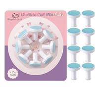 Royal Angels 8pk Lima Uñas Bebé Universal, Azul, 12M+ | Suave y seguro para bebés y niños, compatible con la mayoría de las limas de uñas eléctricas.