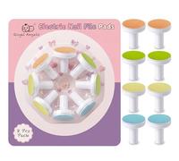 Royal Angels 8pk Lima Uñas Bebé Universal, Surtido Vibrante, 0-12M+