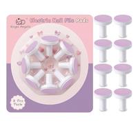 Royal Angels 8pk Repuestos Lima Bebé Universal, Lila/Púrpura, 6-12M | Suave y seguro para niños pequeños y mayores, compatible con la mayoría de los cortaúñas eléctricos del mercado.