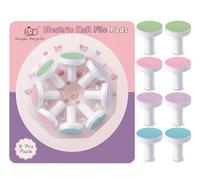 Royal Angels 8pk Repuestos Lima Bebé Universal, Surtido, 0-12M+ | Compatible con la mayoría de cortaúñas eléctricos. Colores pastel, limado suave para bebés. Para todas las edades (0-12M+).