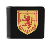 Royal Arms of_ Kingdom of Scotland - Cartera delgada con bolsillo frontal plegable con tarjetero de identificación para mujeres y hombres, Estilo:, Talla única, Para todas las estaciones
