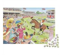 Royal Ascot Día de la Mujer Sombrero catástrofe Puzzle De Madera Impermeable Puzzles De 1000 Piezas Regalos para Adultos Divertido Rompecabezas Decoración del Hogar