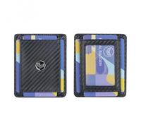 Royal Bagger - 1 Unidad de Tarjetero de Bloqueo RFID de Fibra de Carbono para Hombres, Cartera Minimalista Delgada, Mini Monedero de Viaje Ligero 3230 (Negro)