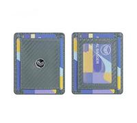 Royal Bagger - 1 Unidad de Tarjetero de Bloqueo RFID de Fibra de Carbono para Hombres, Cartera Minimalista Delgada, Mini Monedero de Viaje Ligero 3230 (Verde Militar)