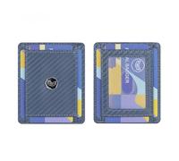 Royal Bagger - 1 Unidad de Tarjetero de Bloqueo RFID de Fibra de Carbono para Hombres, Cartera Minimalista Delgada, Mini Monedero de Viaje Ligero 3230 (Azul Mar)