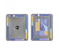 Royal Bagger - 1 Unidad de Tarjetero de Bloqueo RFID de Fibra de Carbono para Hombres, Cartera Minimalista Delgada, Mini Monedero de Viaje Ligero 3230 (Caqui Profundo)