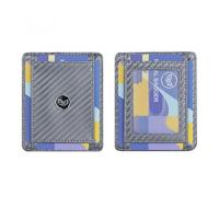 Royal Bagger - 1 Unidad de Tarjetero de Bloqueo RFID de Fibra de Carbono para Hombres, Cartera Minimalista Delgada, Mini Monedero de Viaje Ligero 3230 (Gris Marengo)