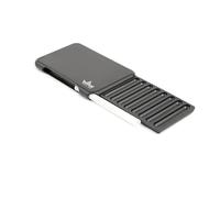 Royal Box Torpedo Black Edition - Hecho de plástico resistente con tubo de aluminio - Diseño compacto delgado - negro brillante