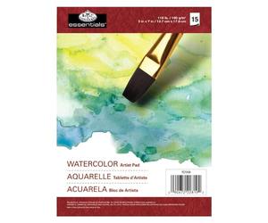 Royal Brush Essentials - Bloc de Papel para Artista de Acuarela, 5 x 7 Pulgadas, 15 Hojas