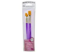 Royal Brush Gold Taklon - Juego de Pinceles (3 Unidades)
