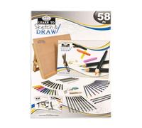 Royal Brush Juego de Accesorios de Aprendizaje y Dibujo (58 Piezas)