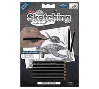 Royal Brush Mini kit de boceto hecho fácil, 5 por 7 pulgadas, tortugas marinas