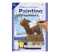 Royal Brush Varios Junior Pequeño Pintura por número Kit 8.75-Inch X 11.75-Inch, Grizzly Bear
