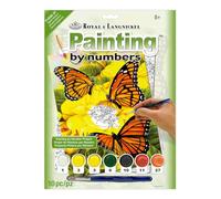 Royal Brush Varios Junior Pequeño Pintura por número Kit 8.75-Inch X 11.75-Inch, Majestic Monarcas