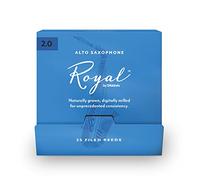 Royal by D'Addario Alto Sax Reeds, #2.0, 25-Count Single Reeds