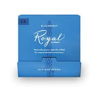 Royal by D'Addario Bb Clarinet Reeds, #2.5, 25-Count Single Reeds