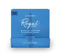 Royal by D'Addario Bb Clarinet Reeds, #3.0, 25-Count Single Reeds