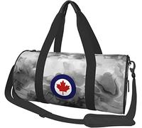 Royal Canadian Air Force - Bolsa de Viaje para Equipaje, Plegable, con Ruedas, Color marmoleado