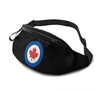 Royal Canadian Air Force - Riñonera con correa ajustable para hombre y mujer, deportes al aire libre, correr, gimnasio, viajes, Real Fuerza Aérea Canadiense, Talla única, moda