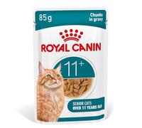 Royal CANIN AGEING 11+ Gravy | 12 x 85 g | Comida húmeda para Gatos Mayores de 11 años | Fórmula con el Complejo HealthyAge7™ | Deliciosos trozos en Salsa
