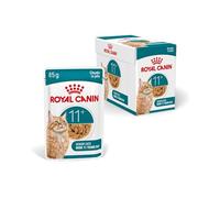ROYAL CANIN AGEING 11+ Jelly | 12 x 85 g | Comida húmeda para Gatos Senior a Partir de 11 años | Fórmula con el Complejo HealthyAge7™ | Deliciosos trozos en gelatina