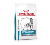 Royal Canin VET Hypoallergenic Moderate Calorie - Pienso para perros adultos con alergias alimentarias - Cantidad: 14 kg