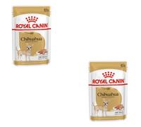 Royal Canin Chihuahua Adult | Paquete Doble | 2 x 12 x 85 g |Alimento húmedo para Chihuahuas Adultos | para favorecer la Calidad de Las heces y la Salud Dental | Alta aceptación
