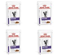 Royal Canin Expert Neutered Balance | Paquete de 4 | 4 x 12 x 85 g | Alimento Completo para Gatos | Comida húmeda para Gatos Adultos esterilizados o con Tendencia a engordar