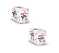 Royal Canin Feline Sterilised | Paquete Doble | 2 x 12 x 85 g | Alimento Completo para Gatos Adultos esterilizados | Trocitos en gelatina | A Partir del 12º Mes