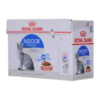 Royal Canin Fhn Indoor Wet Sauce - Alimento para gatos para adultos - 12X85G