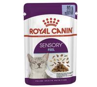 ROYAL CANIN Gato húmedo Sensory Feel (Forma y Textura) Bolitas de gelatina 12 x 85 g