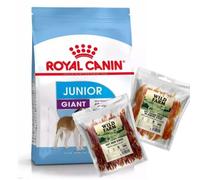 ROYAL CANIN Gigante Junior 15kg & WILD FARM Mezcla de Sabores 2x500g