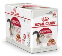 Royal Canin Instinctive Gravy | 12 x 85 g | Comida húmeda para Gatos Adultos | Trocitos en Salsa | para apoyar un Estilo de Vida Saludable
